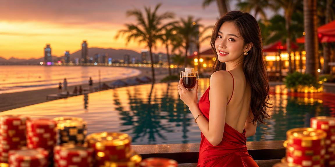 Người dùng tại Đà Nẵng kiểm tra ưu đãi nạp tiền của ee55 trong lúc uống cà phê