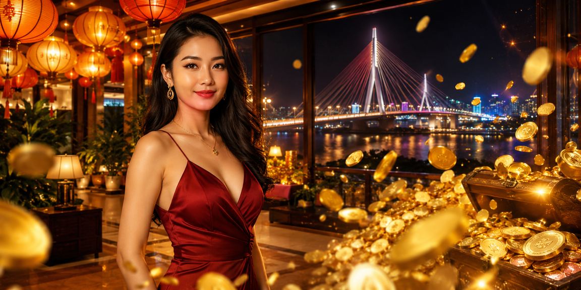 Khung cảnh Hội An về đêm với đèn lồng rực rỡ tượng trưng cho trải nghiệm cá cược trực tuyến
