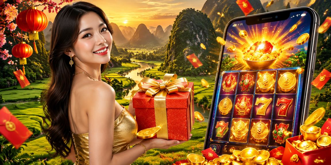 Người chơi tại Ninh Bình trải nghiệm slot game với đèn lồng truyền thống Việt Nam